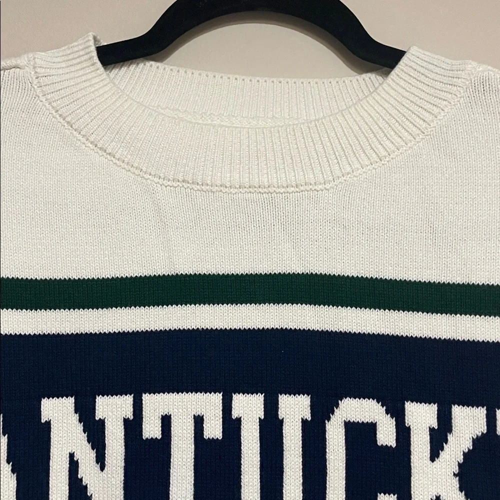 Nantucket Oversized crewneck sweater Mens size XS Womens S M Moonrise boating